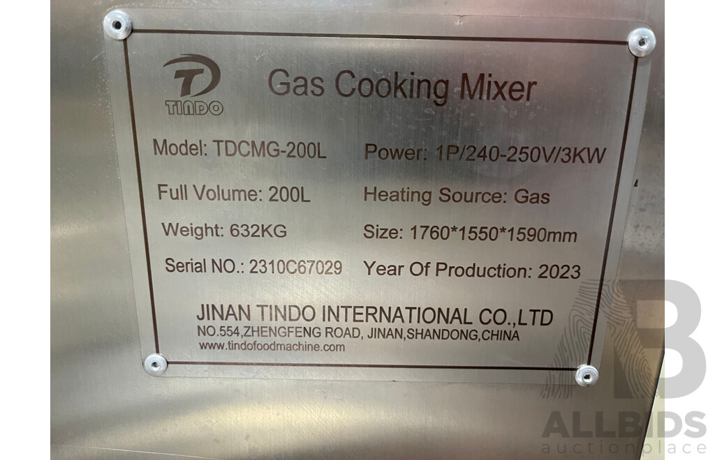 Tindo Commercial Food Cooker and Mixer Machine