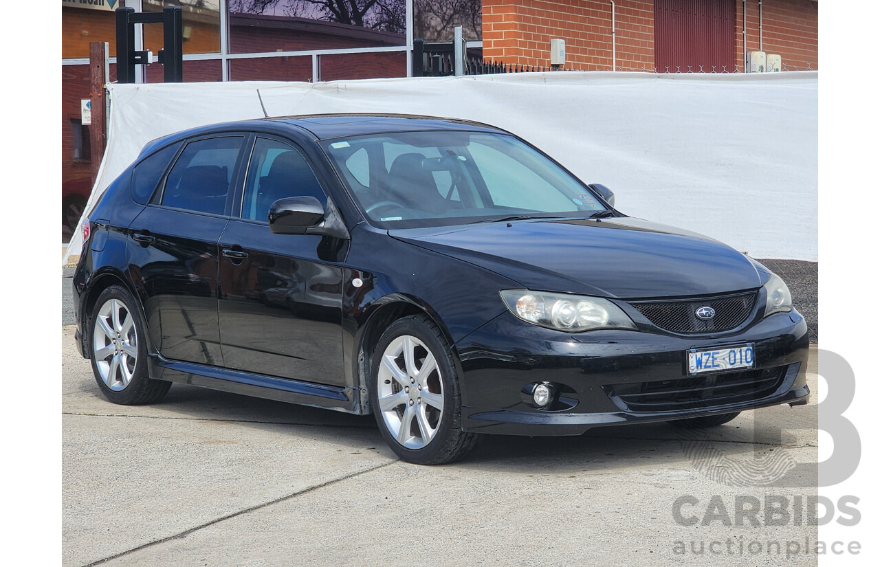 4/2009 Subaru Impreza RS (awd) MY09 5d Hatchback Black 2.0L