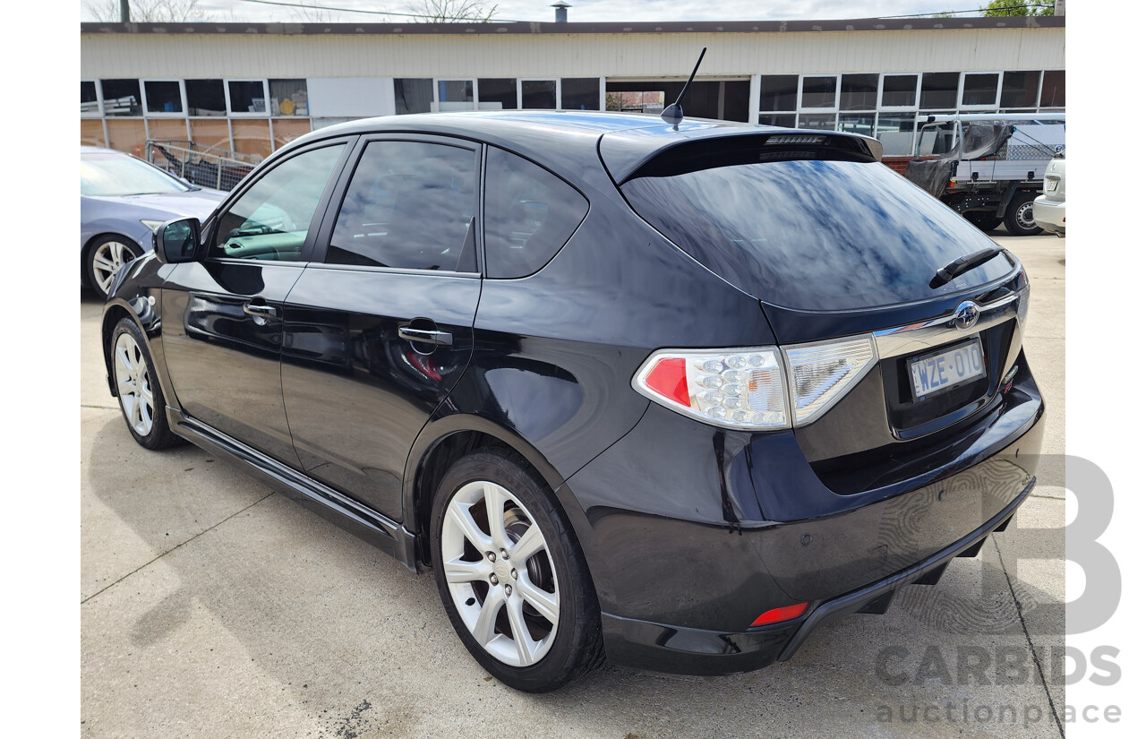 4/2009 Subaru Impreza RS (awd) MY09 5d Hatchback Black 2.0L