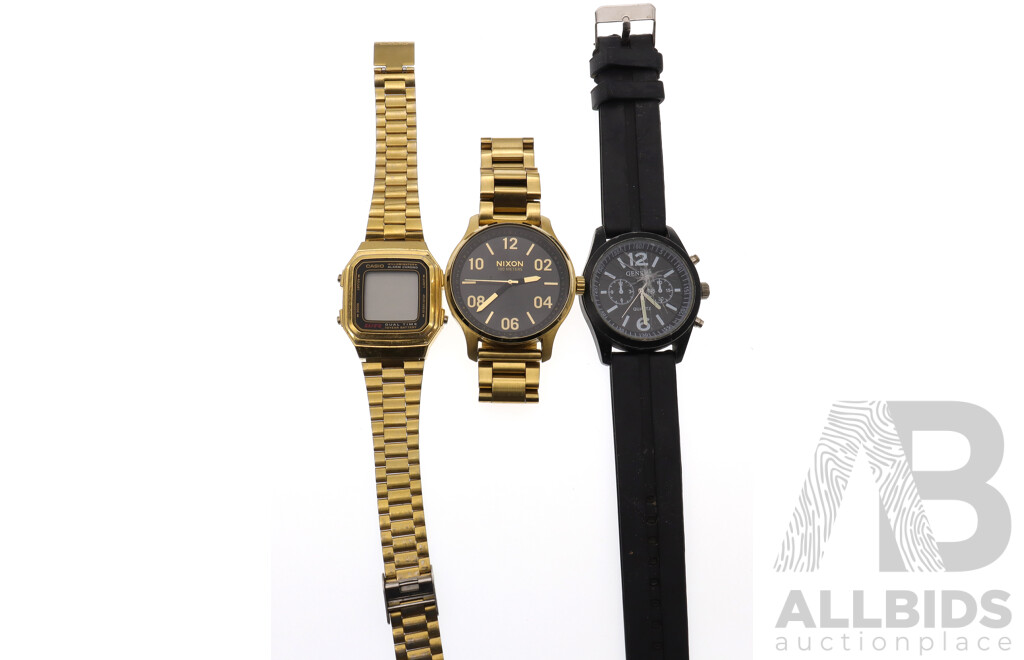 Nixon Locals Only 'The Patrol' Men's Watch with Casio A178W & Geneva Watches