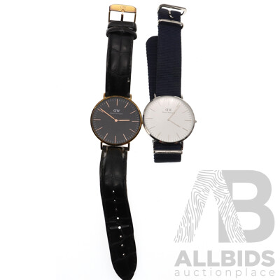 David Wellington (2) Watches Classic B40R19 & B40S8