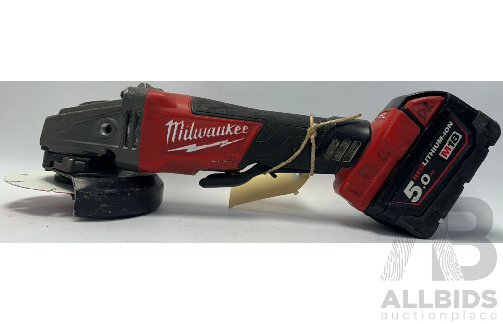 Milwaukee Cordless M18 Brushless Angle Grinder