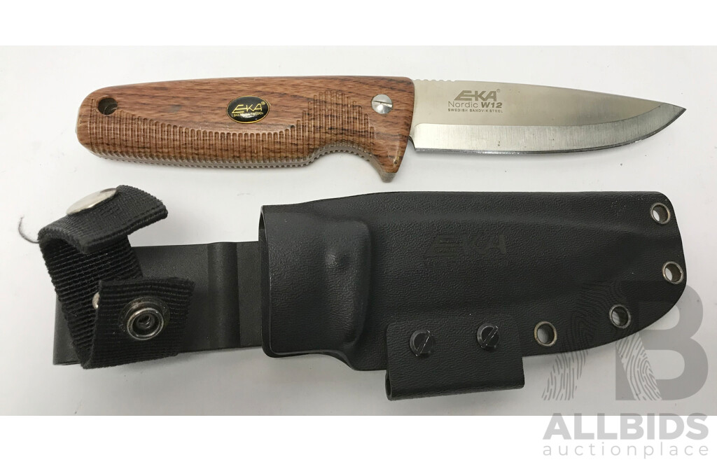 EKA Nordic W12 Hunting Knife with Sheath