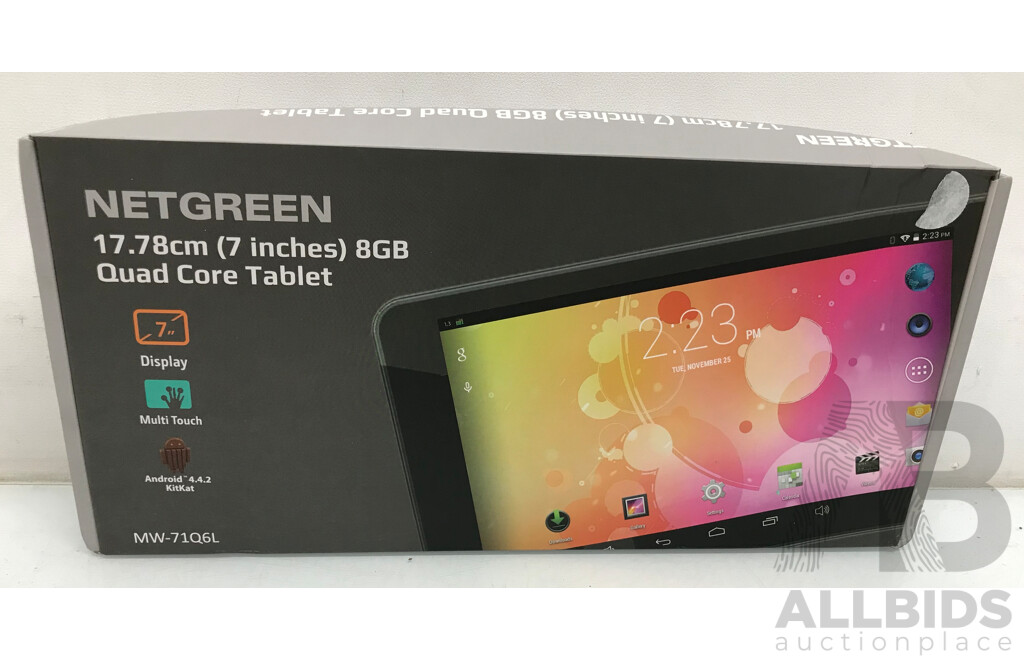 Netgreen (MW-71Q6L) 8GB Quad Core Tablet