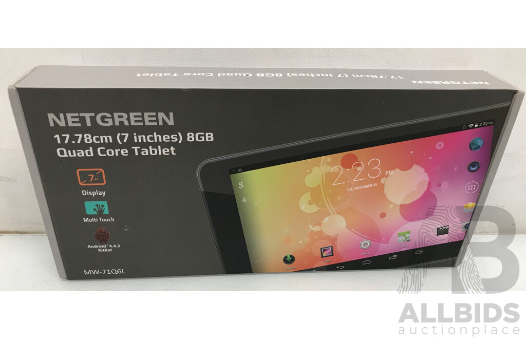 Netgreen (MW-71Q6L)  Quad Core 8GB Tablet