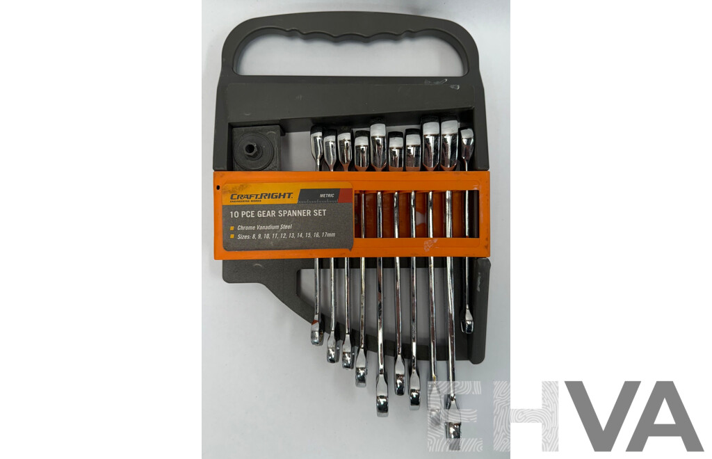 Craftright 10 Piece Gear Spanner Set