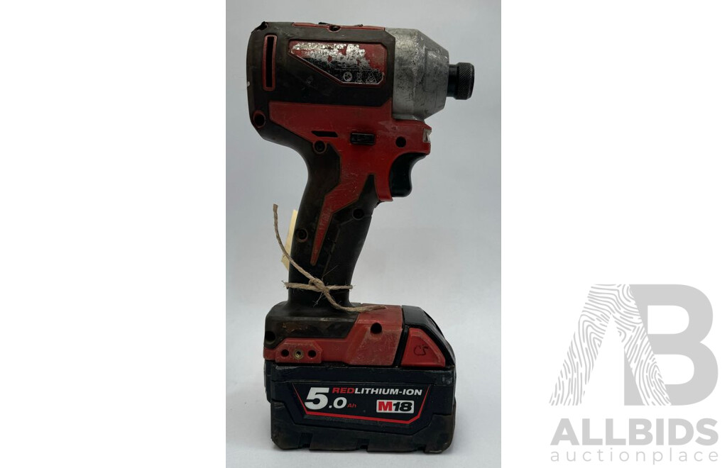 Milwaukee M18 Cordless Brushless Impact Driver