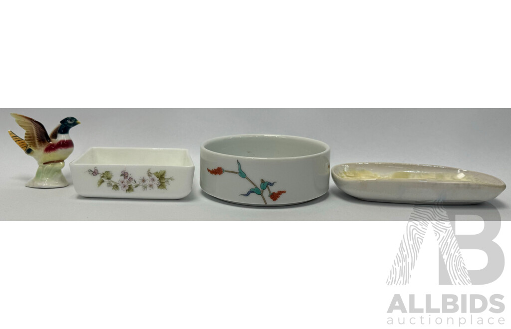 Small Ceramic Bowls and Ceramic Bird