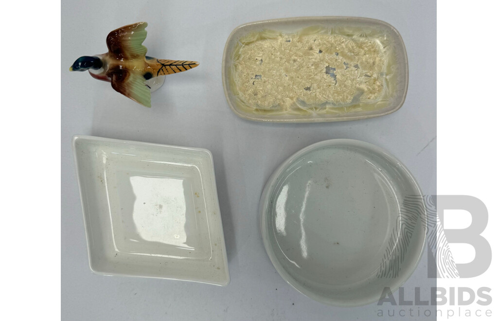 Small Ceramic Bowls and Ceramic Bird