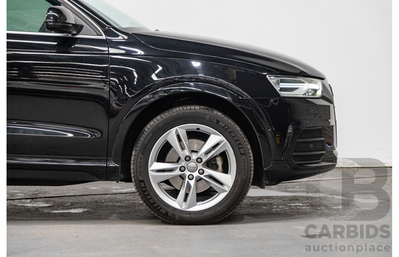 9/2015 Audi Q3 2.0 TFSI Sport Quattro (AWD) 8U MY16 4d Wagon Mythos Black Metallic Turbo 2.0L