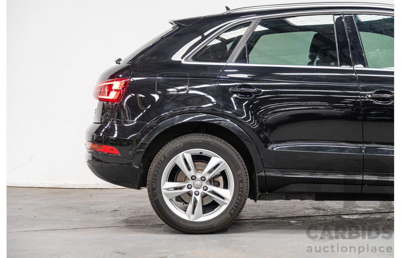 9/2015 Audi Q3 2.0 TFSI Sport Quattro (AWD) 8U MY16 4d Wagon Mythos Black Metallic Turbo 2.0L