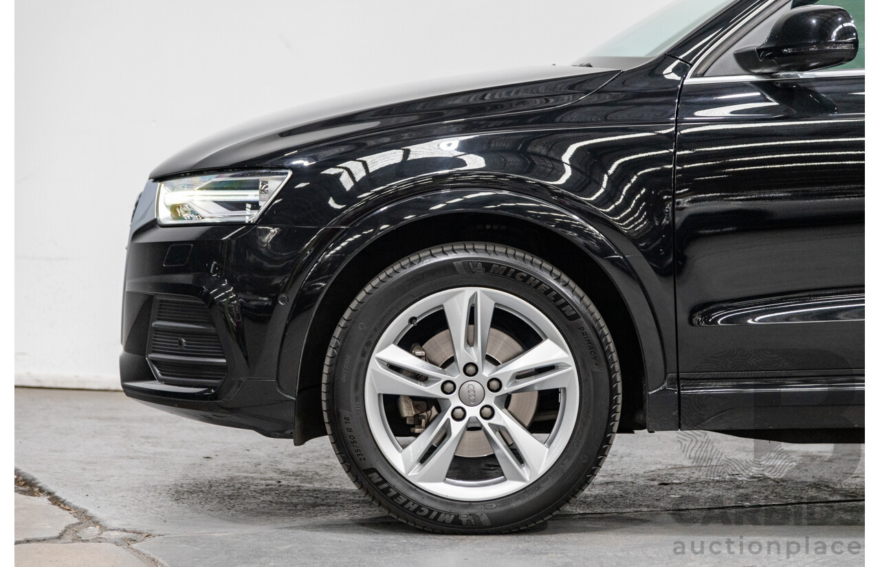 9/2015 Audi Q3 2.0 TFSI Sport Quattro (AWD) 8U MY16 4d Wagon Mythos Black Metallic Turbo 2.0L