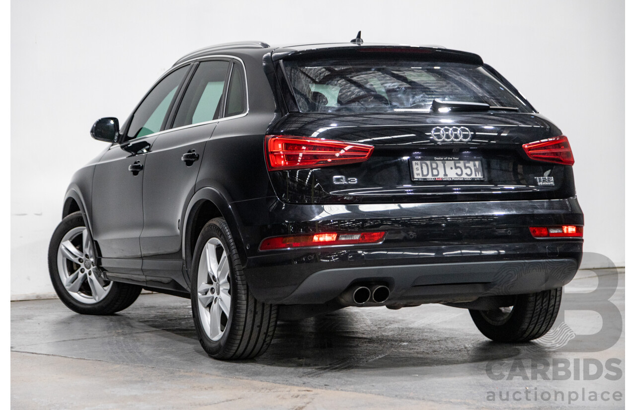 9/2015 Audi Q3 2.0 TFSI Sport Quattro (AWD) 8U MY16 4d Wagon Mythos Black Metallic Turbo 2.0L