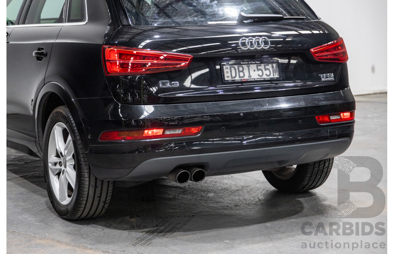 9/2015 Audi Q3 2.0 TFSI Sport Quattro (AWD) 8U MY16 4d Wagon Mythos Black Metallic Turbo 2.0L