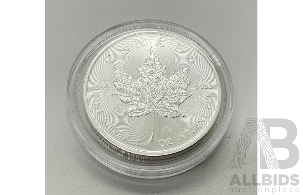 Canadian 2022 Commemorative Silver Five Dollar Coin .999