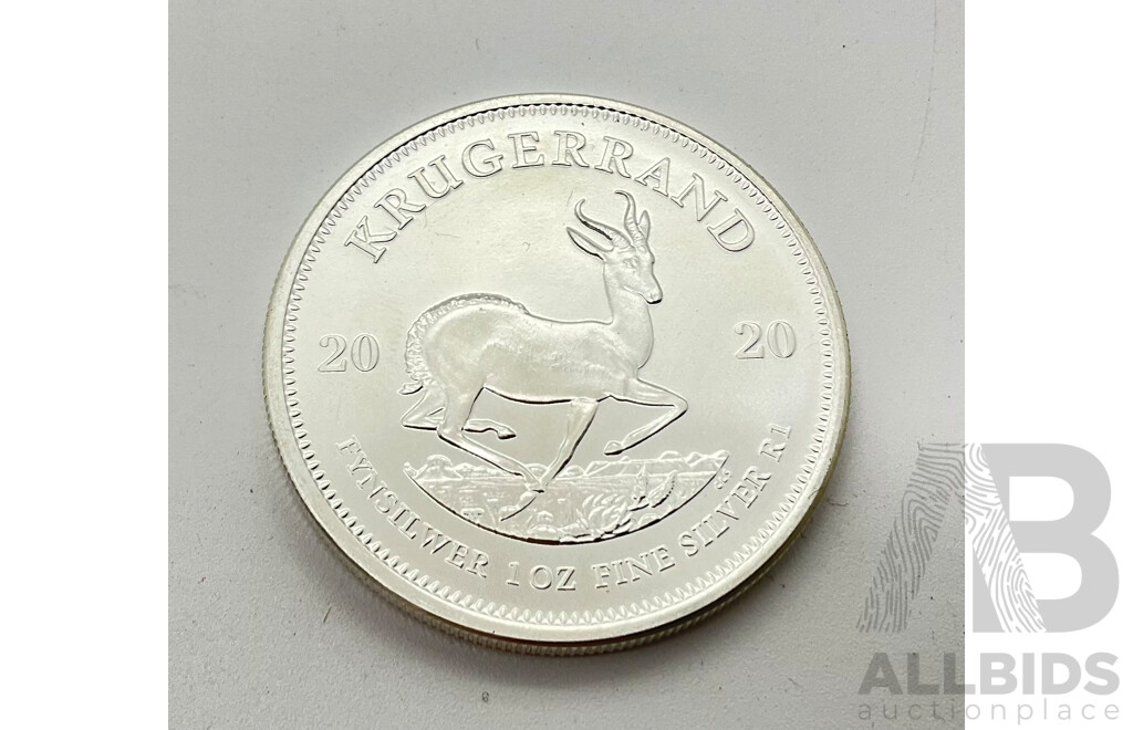 South African 2020 Silver Krugerrand Coin .999