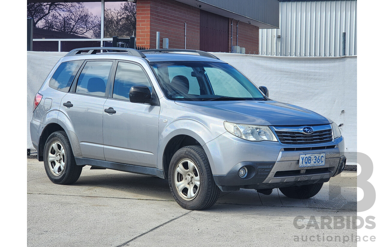 10/2009 Subaru Forester X MY09 4d Wagon Silver Or Chrome 2.5L