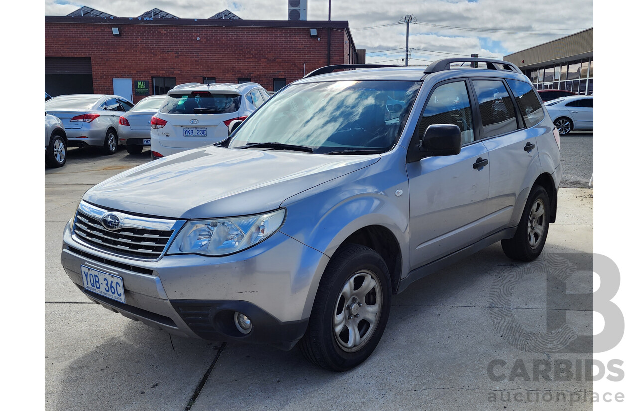 10/2009 Subaru Forester X MY09 4d Wagon Silver Or Chrome 2.5L