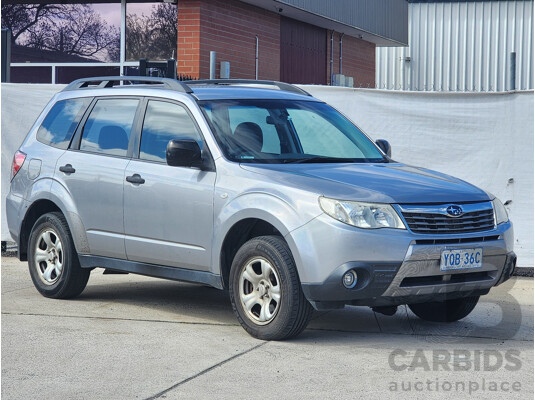 10/2009 Subaru Forester X MY09 4d Wagon Silver Or Chrome 2.5L