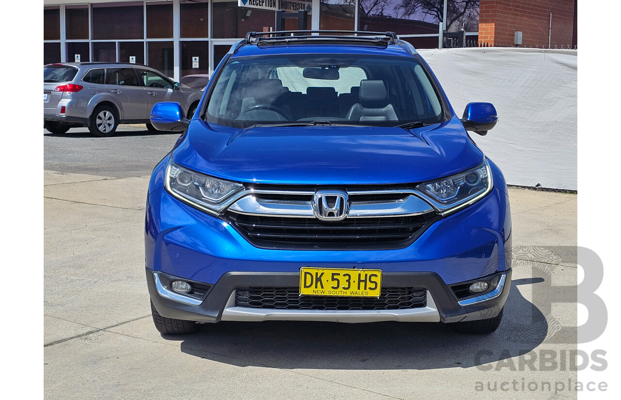 07/2017 Honda Cr-V VTi-L7 (2WD) FWD MY18 4D Wagon Blue 1.5L