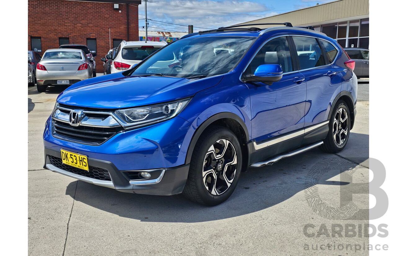 07/2017 Honda Cr-V VTi-L7 (2WD) FWD MY18 4D Wagon Blue 1.5L