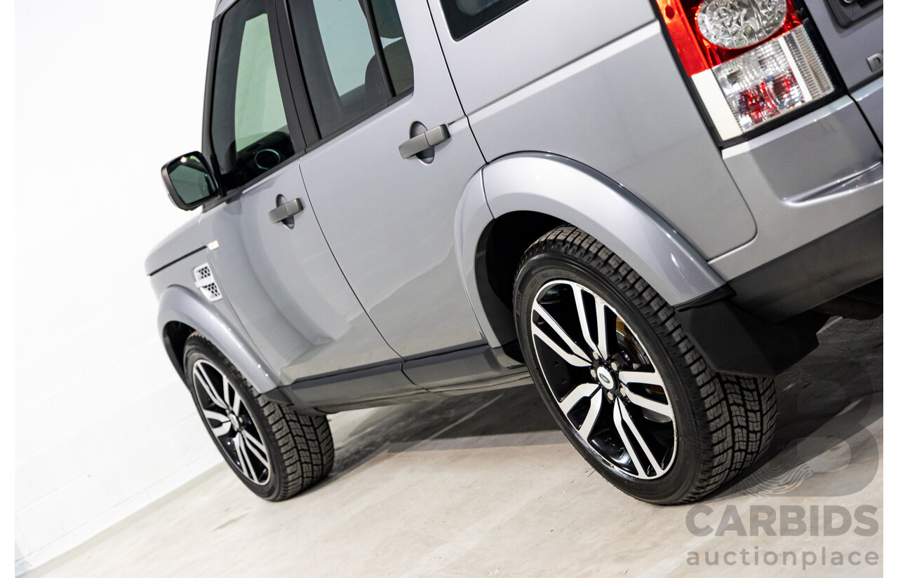 6/2012 Land Rover Discovery 4 3.0 SDV6 HSE MY12 4d Wagon Orkney Grey Metallic Twin Turbo Diesel 3.0L - 7 Seater