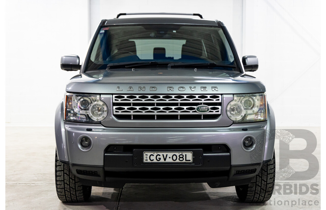 6/2012 Land Rover Discovery 4 3.0 SDV6 HSE MY12 4d Wagon Orkney Grey Metallic Twin Turbo Diesel 3.0L - 7 Seater