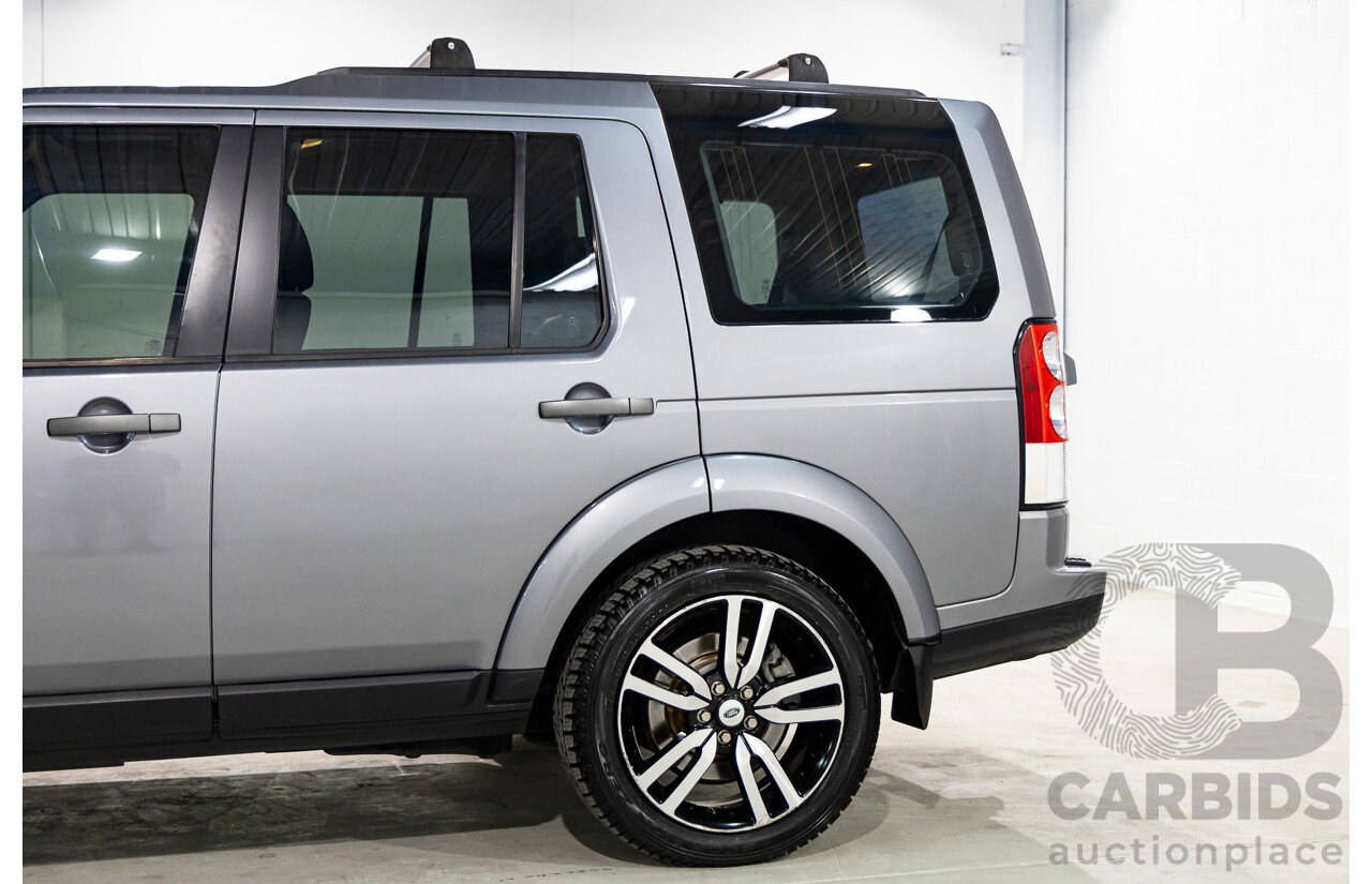 6/2012 Land Rover Discovery 4 3.0 SDV6 HSE MY12 4d Wagon Orkney Grey Metallic Twin Turbo Diesel 3.0L - 7 Seater