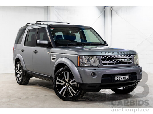 6/2012 Land Rover Discovery 4 3.0 SDV6 HSE MY12 4d Wagon Orkney Grey Metallic Twin Turbo Diesel 3.0L - 7 Seater