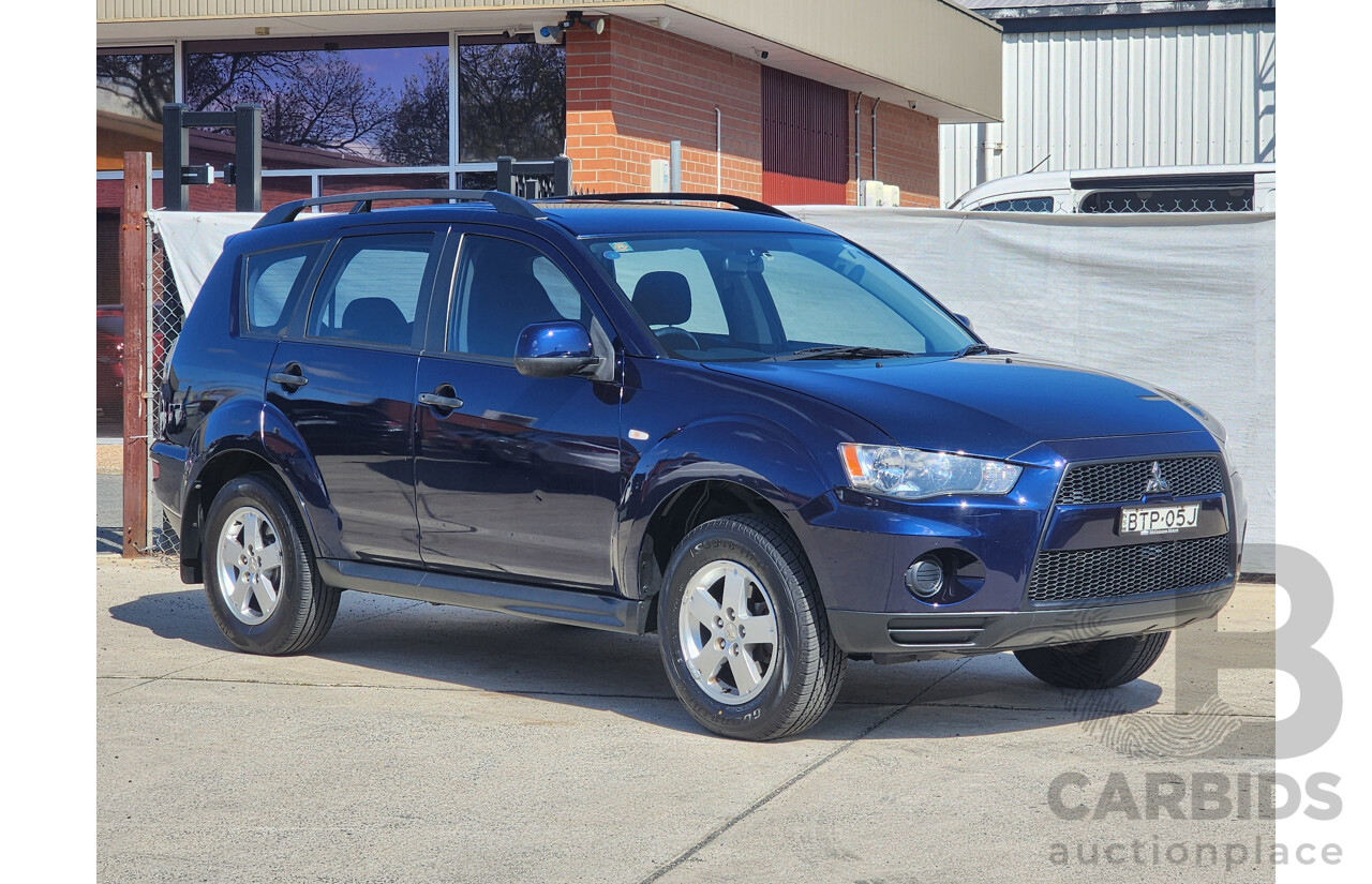 10/2010 Mitsubishi Outlander LS (fwd) ZH MY11 4d Wagon Blue 2.4L