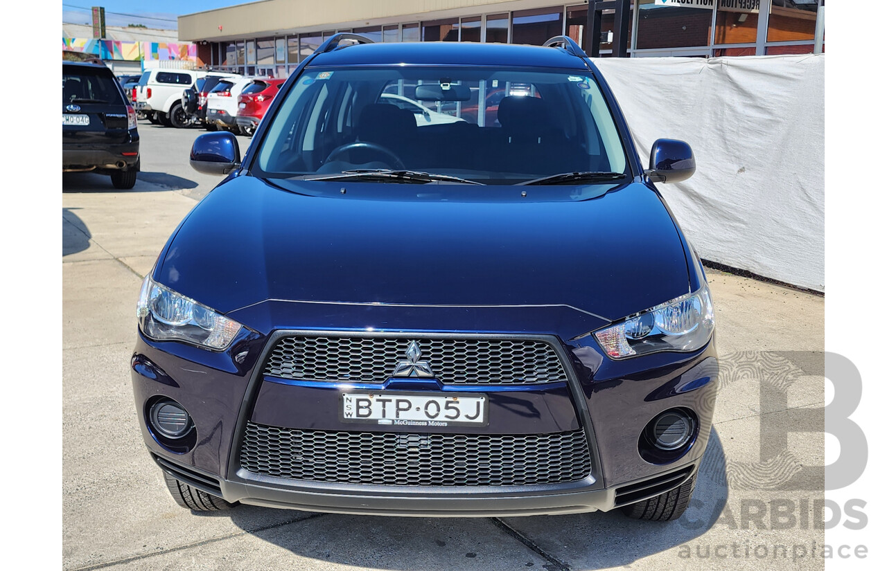 10/2010 Mitsubishi Outlander LS (fwd) ZH MY11 4d Wagon Blue 2.4L