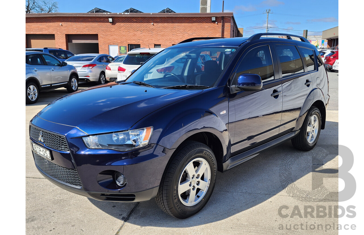 10/2010 Mitsubishi Outlander LS (fwd) ZH MY11 4d Wagon Blue 2.4L