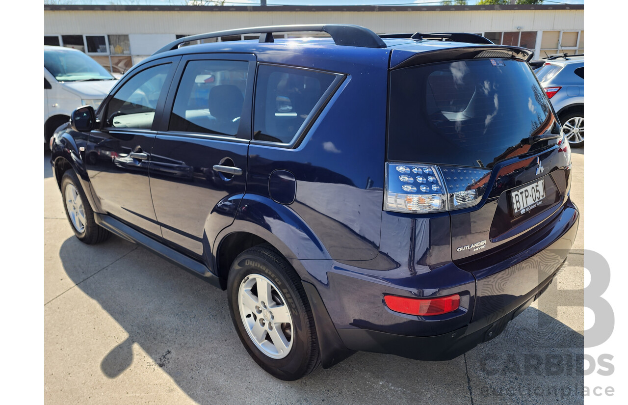 10/2010 Mitsubishi Outlander LS (fwd) ZH MY11 4d Wagon Blue 2.4L