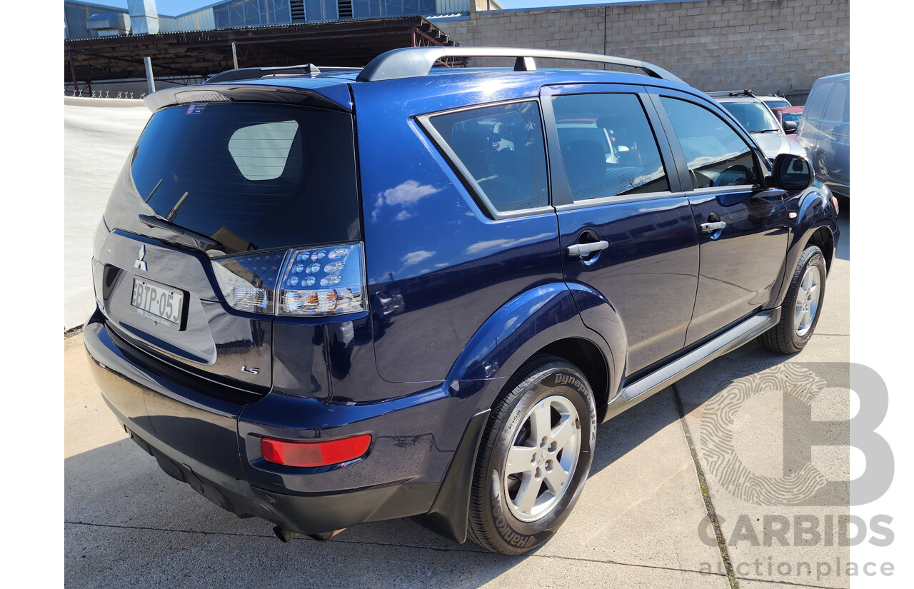 10/2010 Mitsubishi Outlander LS (fwd) ZH MY11 4d Wagon Blue 2.4L