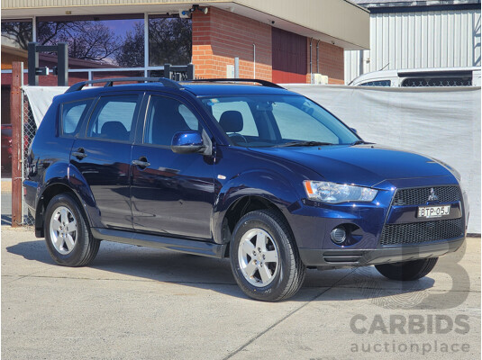 10/2010 Mitsubishi Outlander LS (fwd) ZH MY11 4d Wagon Blue 2.4L