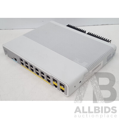 Cisco (WS-C3560C-12PC-S) Catalyst 3560-C Series PoE 12-Port Switch