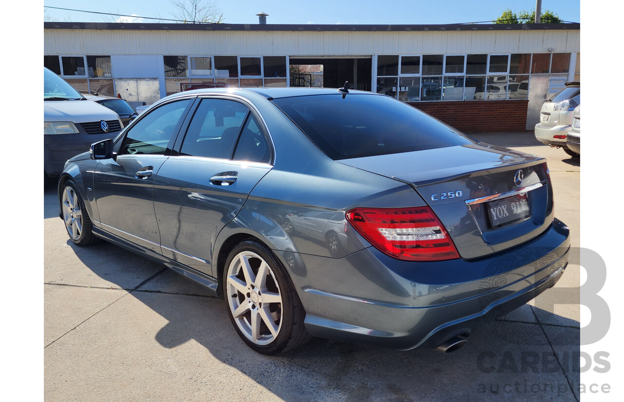 11/2011 Mercedes-Benz C250 CDI Avantgarde BE W204 MY11 4d Sedan Grey 2.1L