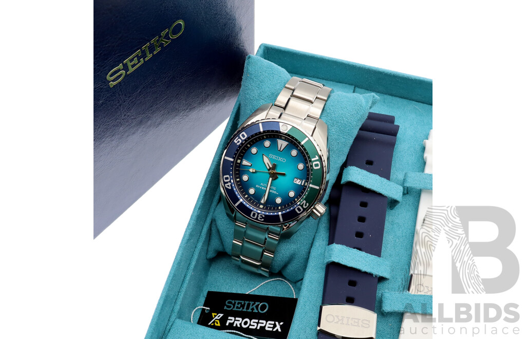 Boxed Seiko Prospex Automatic Diver's 'Whitsunday' Limited Edition Watch, SPB429J