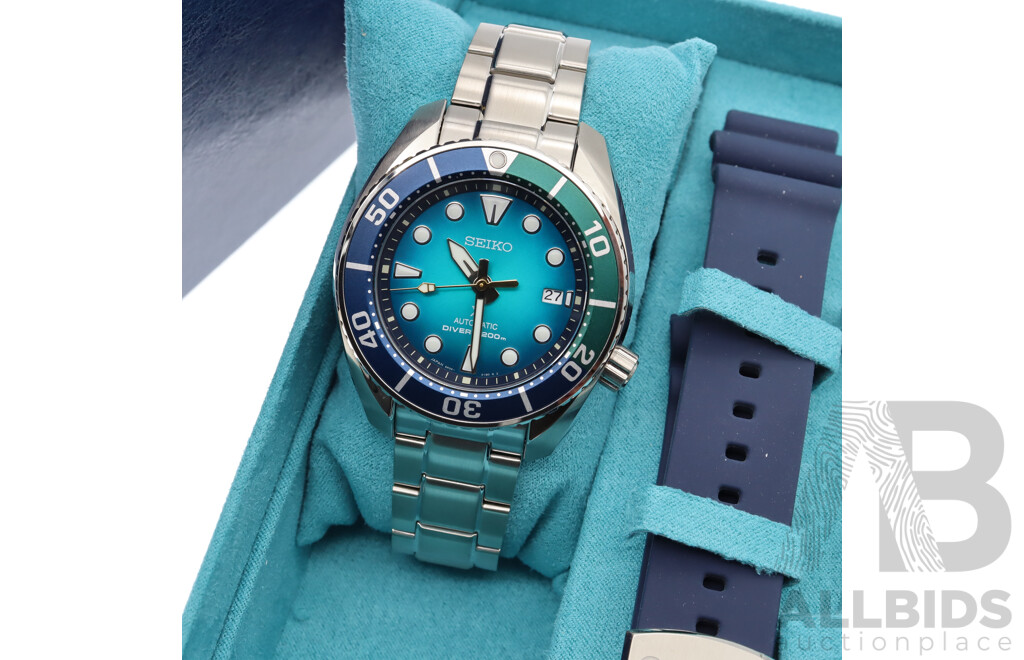 Boxed Seiko Prospex Automatic Diver's 'Whitsunday' Limited Edition Watch, SPB429J