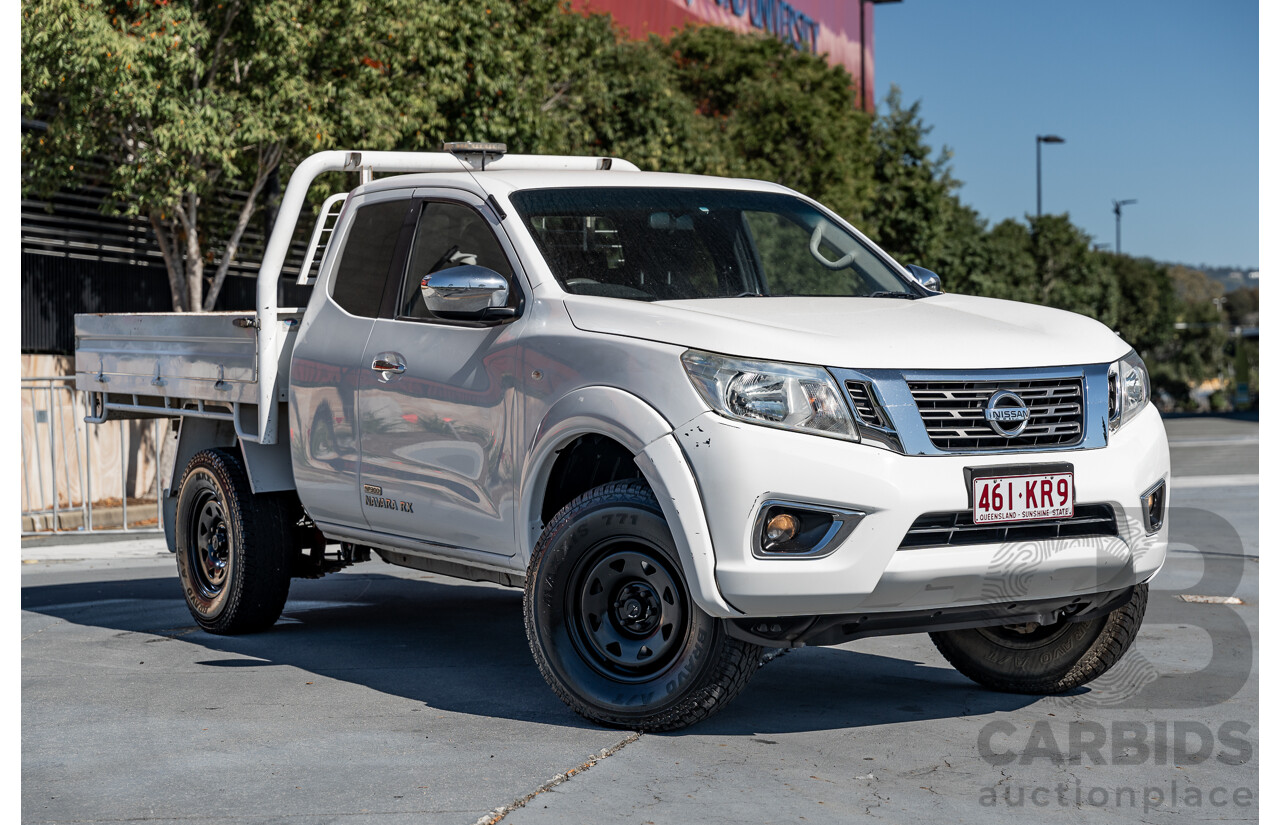 11/2016 Nissan Navara RX (4x4) NP300 D23 C/Chas White Turbo Diesel 2.3L