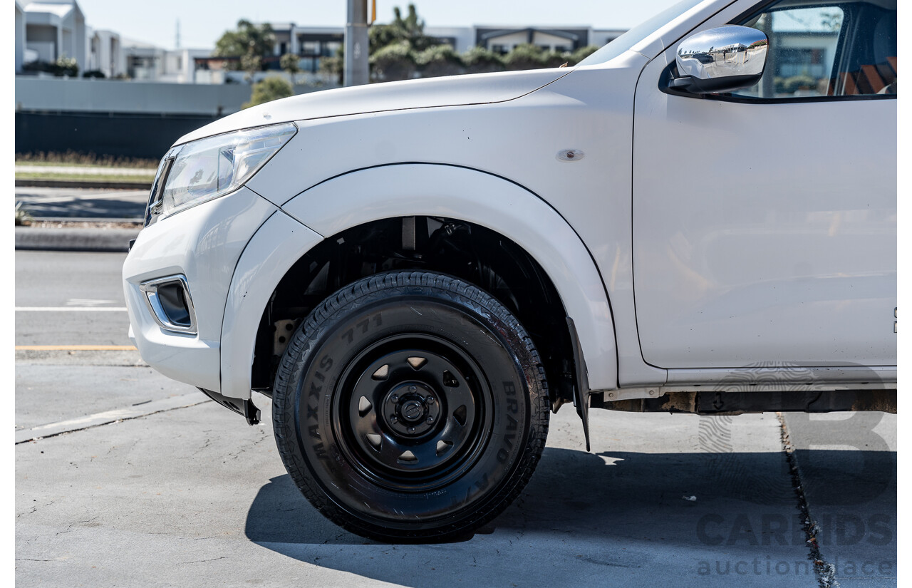 11/2016 Nissan Navara RX (4x4) NP300 D23 C/Chas White Turbo Diesel 2.3L