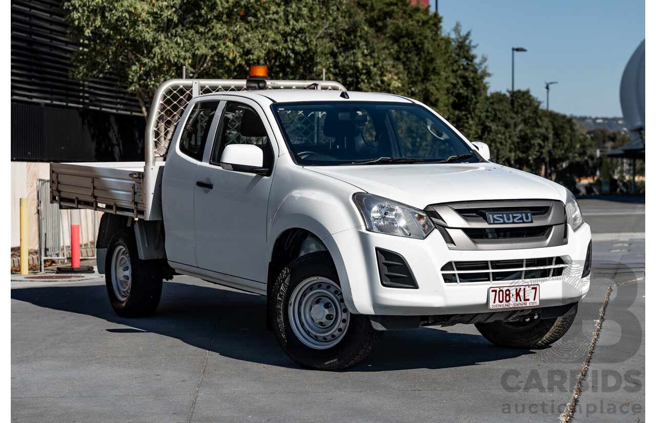 05/2018 Isuzu D-Max SX High Ride TF MY18 Space Cab Utility Splash White Turbo Diesel 3.0L