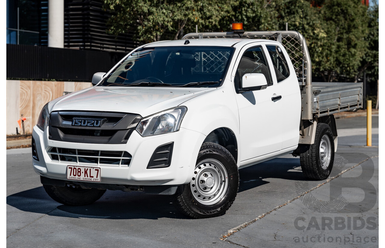 05/2018 Isuzu D-Max SX High Ride TF MY18 Space Cab Utility Splash White Turbo Diesel 3.0L