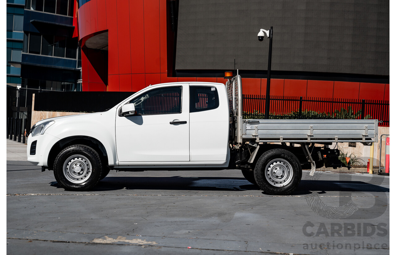 05/2018 Isuzu D-Max SX High Ride TF MY18 Space Cab Utility Splash White Turbo Diesel 3.0L