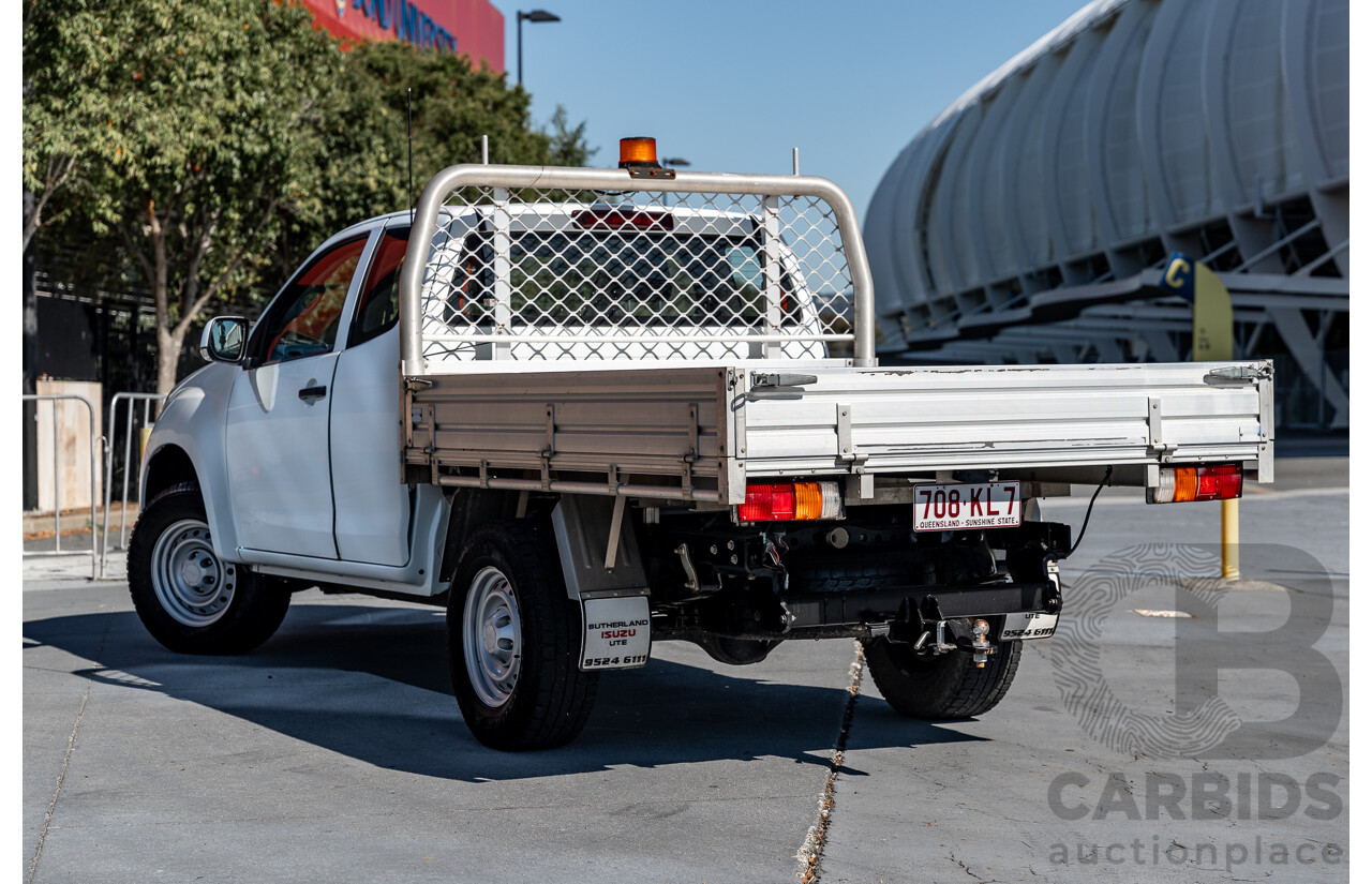 05/2018 Isuzu D-Max SX High Ride TF MY18 Space Cab Utility Splash White Turbo Diesel 3.0L