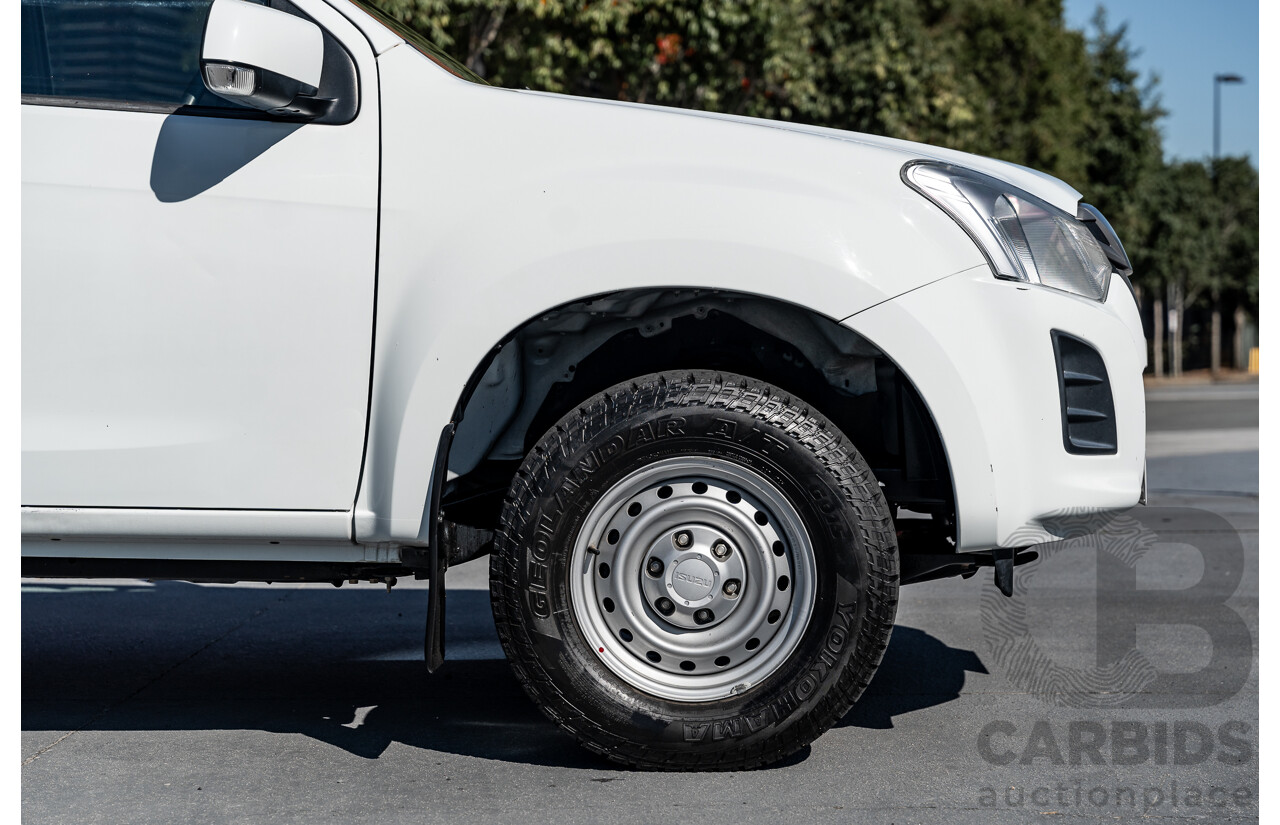 05/2018 Isuzu D-Max SX High Ride TF MY18 Space Cab Utility Splash White Turbo Diesel 3.0L