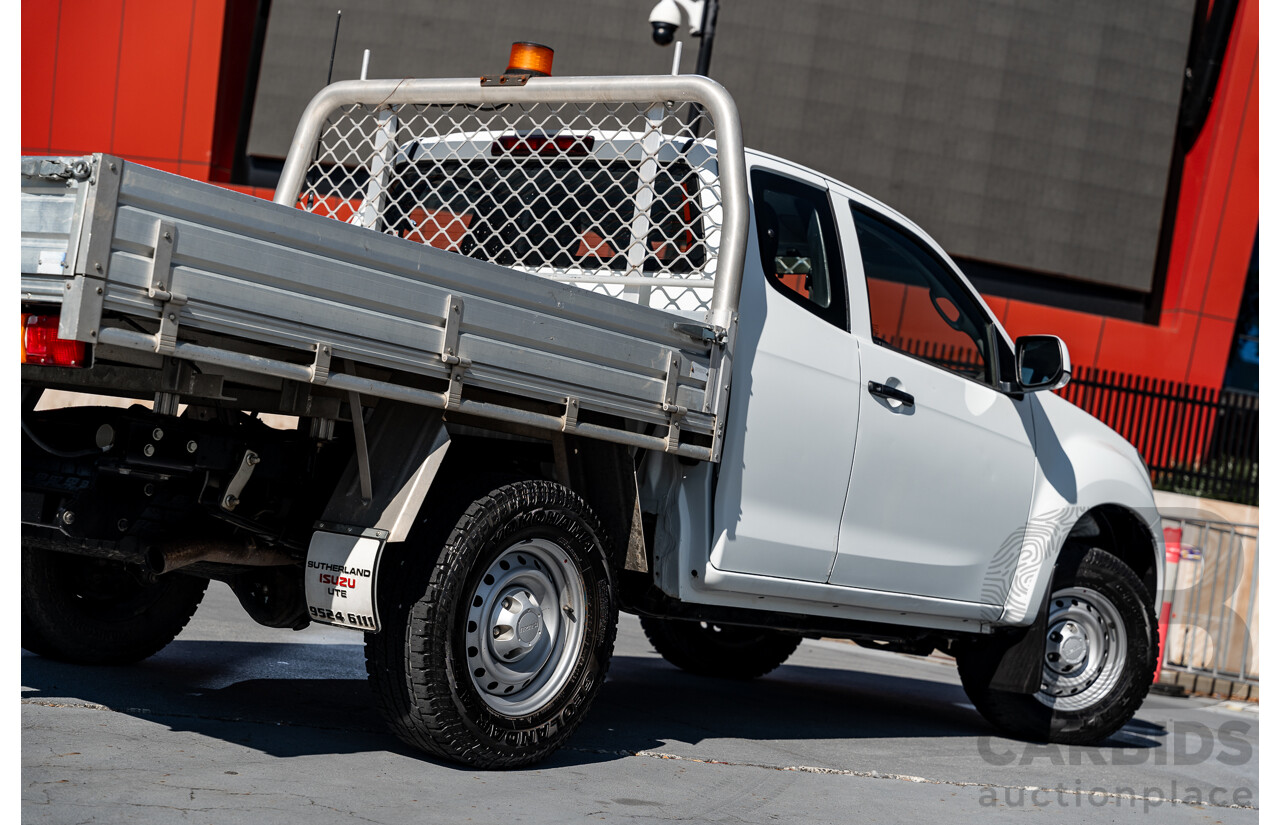 05/2018 Isuzu D-Max SX High Ride TF MY18 Space Cab Utility Splash White Turbo Diesel 3.0L