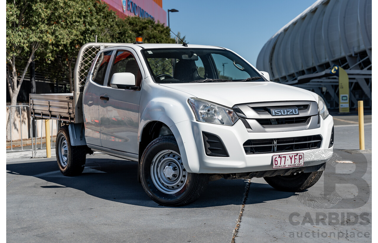 4/2019 Isuzu D-Max SX (4x4) TF MY19 Space C/Chas Splash White Turbo Diesel 3.0L