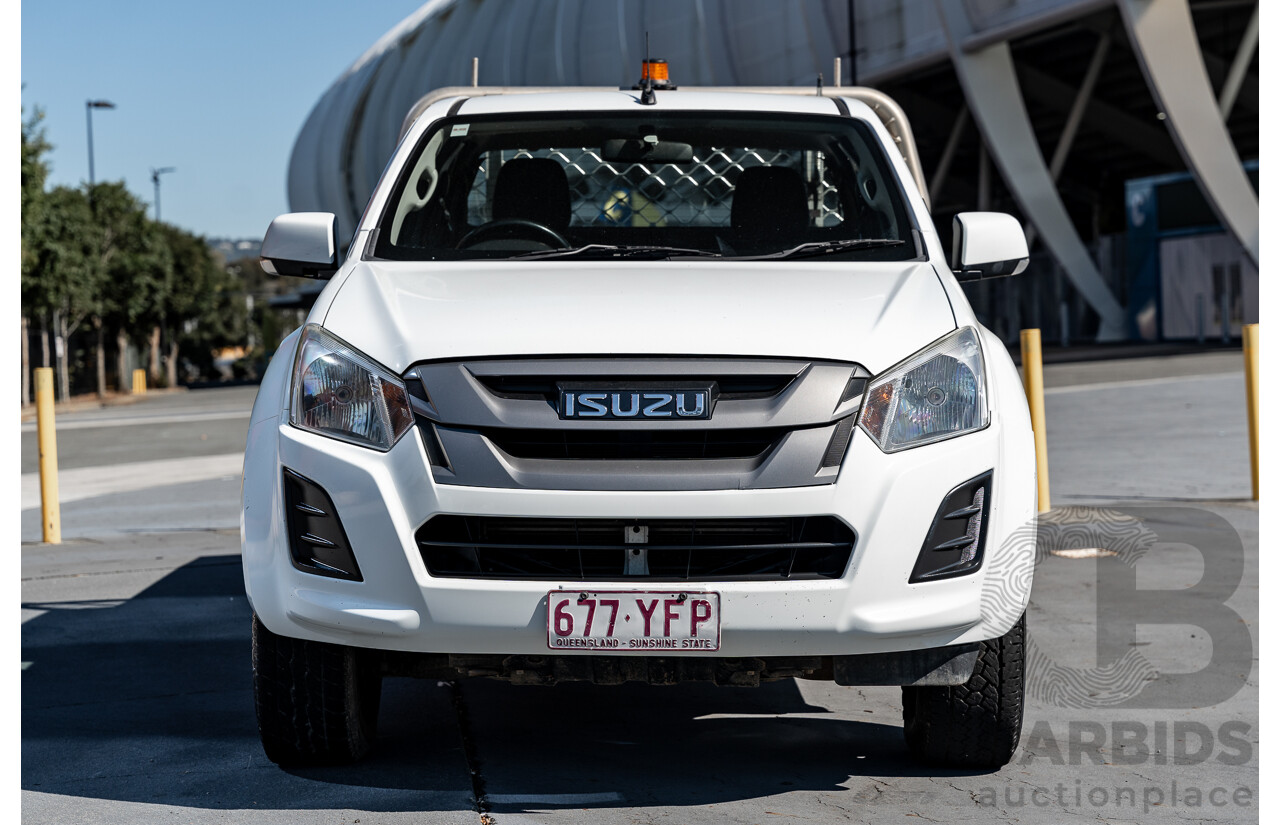 4/2019 Isuzu D-Max SX (4x4) TF MY19 Space C/Chas Splash White Turbo Diesel 3.0L