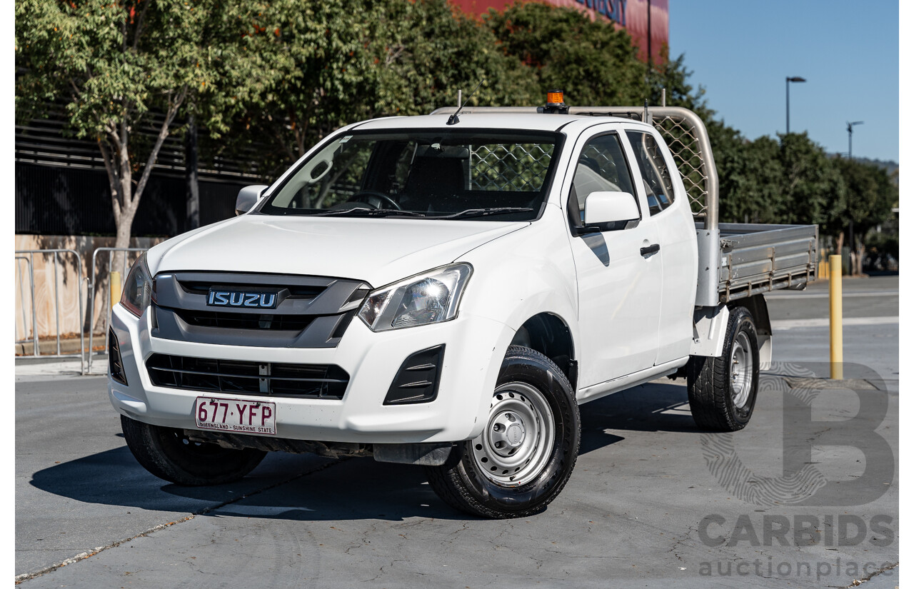 4/2019 Isuzu D-Max SX (4x4) TF MY19 Space C/Chas Splash White Turbo Diesel 3.0L